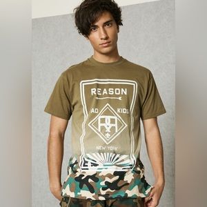 Reason Bad Kids NYC Camo Dipped T-Shirt